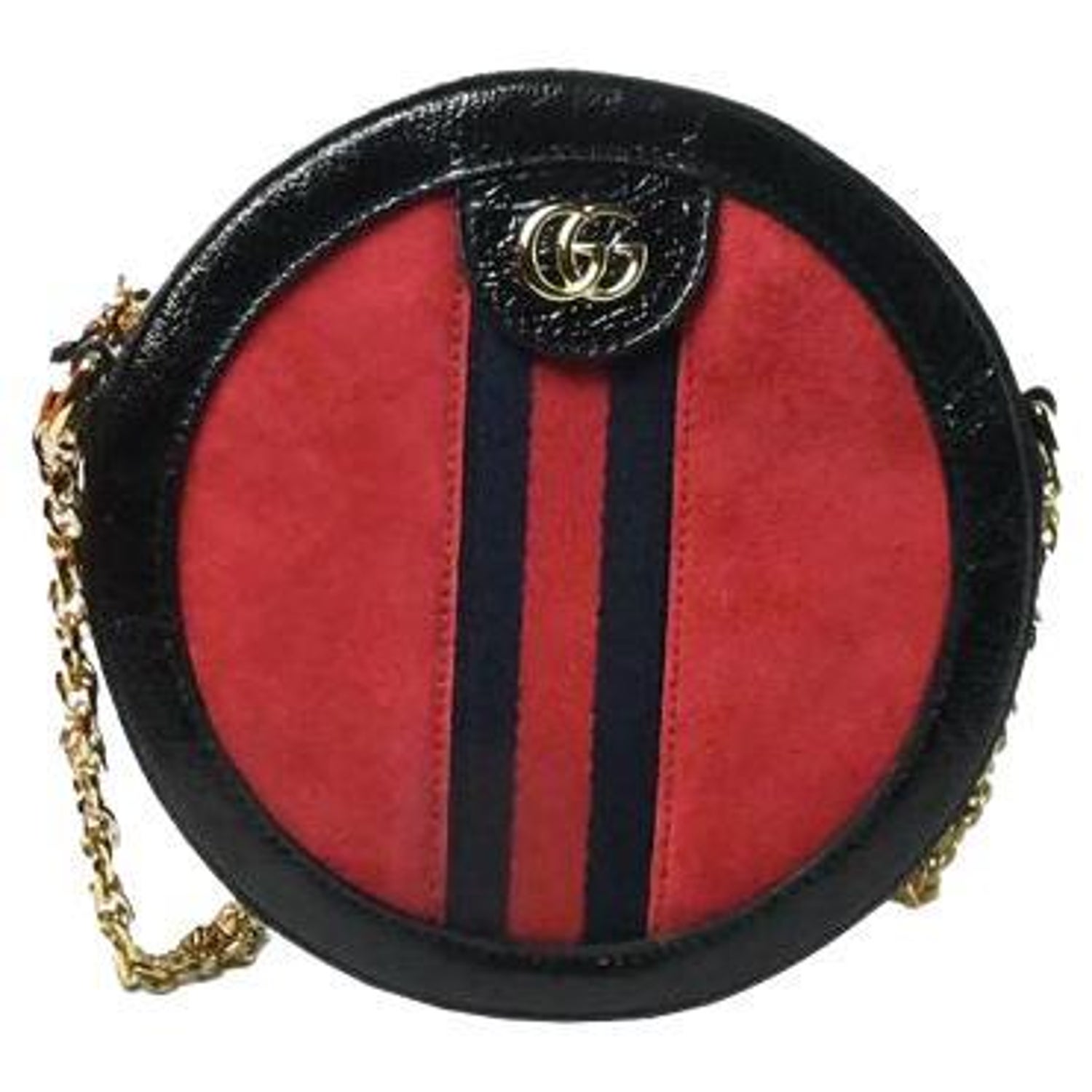 Gucci Round Bag Black Red For Sale at 1stDibs | gucci circle bag, gucci  round handbag, gucci circle purse