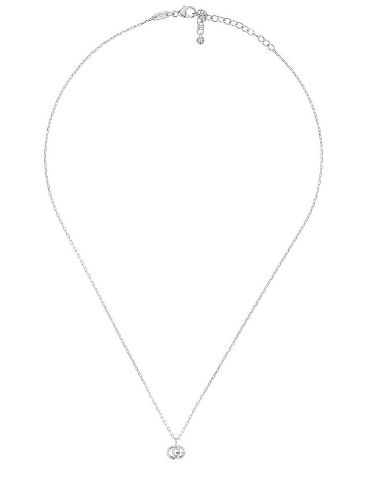 Gucci Running G Diamond Necklace YBB481638002 For Sale at 1stDibs