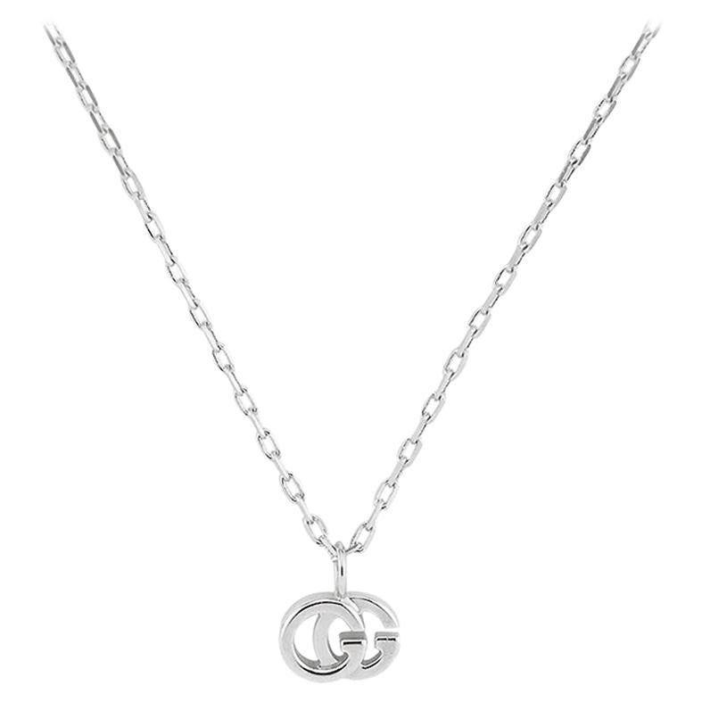 Gucci Laufsteg G Diamant-Halskette YBB481638002