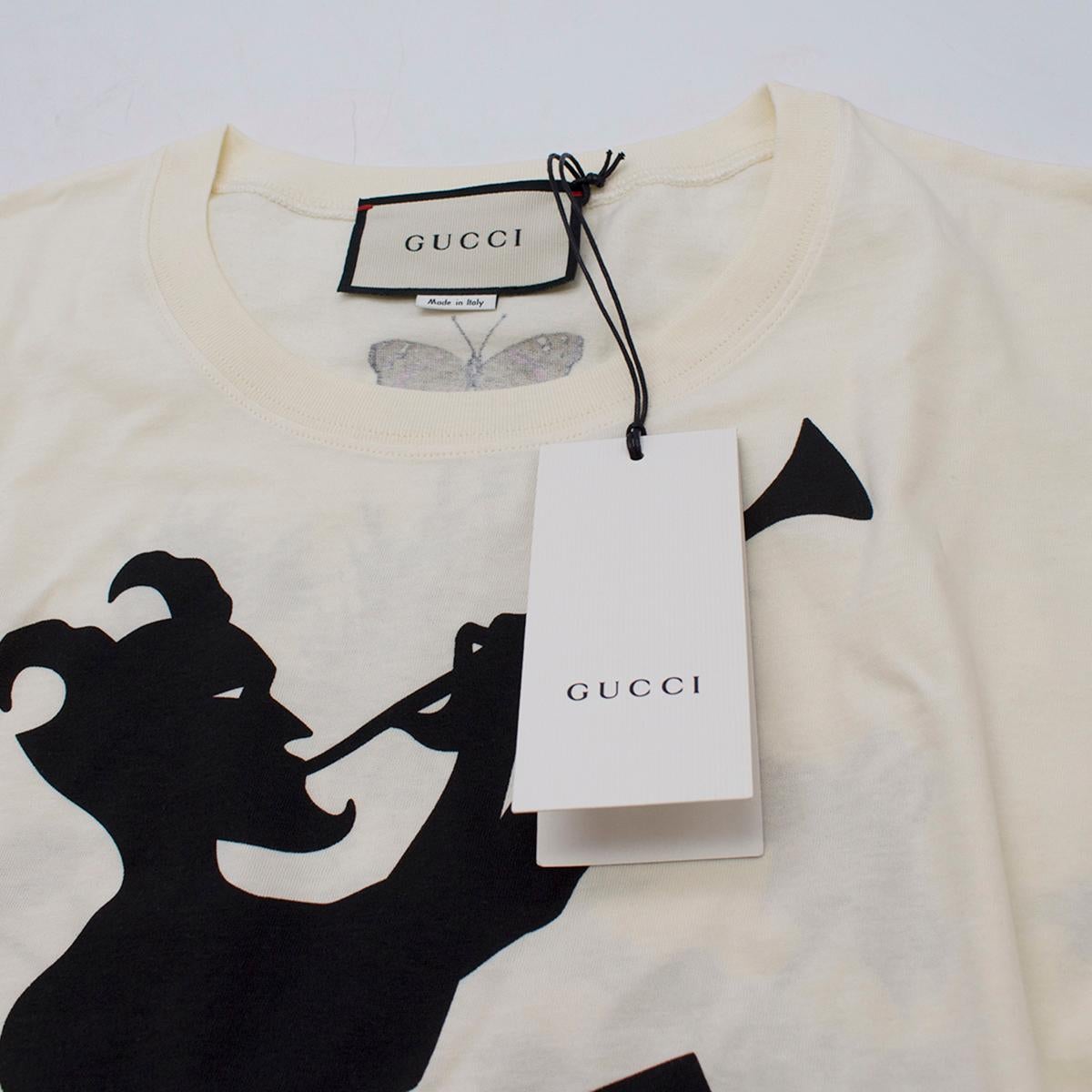 Women's Gucci Runway Chateau Marmont T-shirt - New Season US 4 For Sale