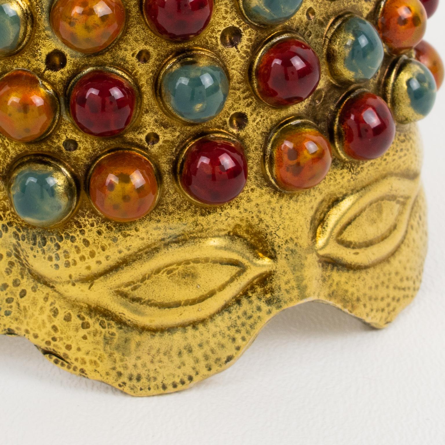 Bracciale Runway Cruise Collection'S di Gucci in oro e cabochon gioiello in vendita 6