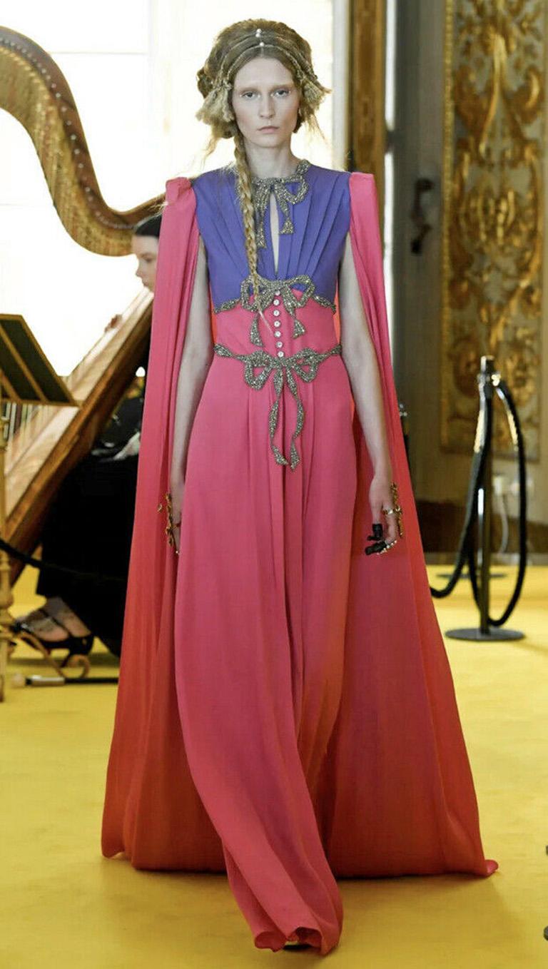 Gucci Runway Fairy Tale Embellished Dress Gown For Sale at 1stDibs | gucci  fairy