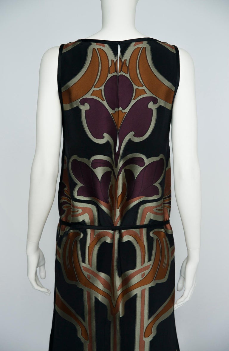 Gucci Runway Silk Damask Evening Tunic Dress, Spring-Summer 2014 Gucci Runway Silk Damask Evening Tunic Dress, Spring-Summer 2014