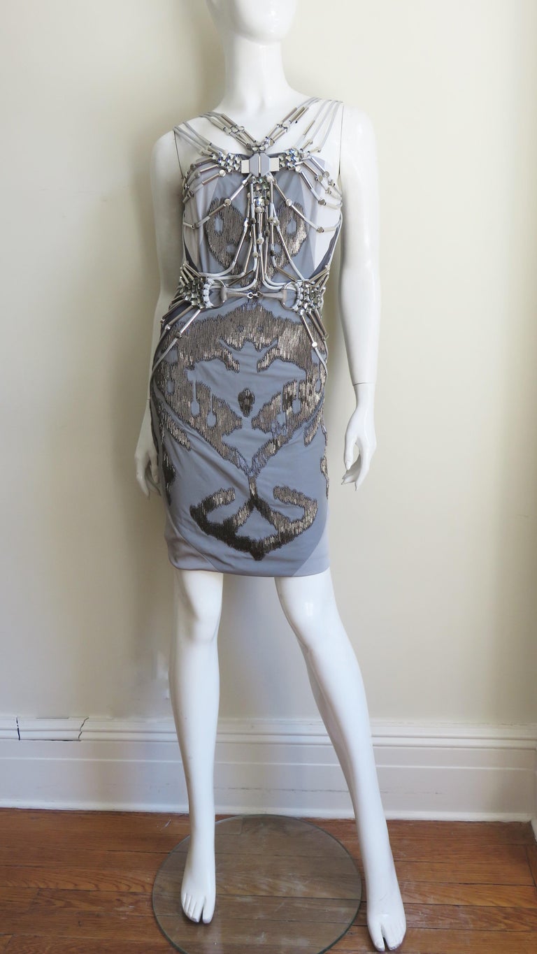 swarovski crystal beaded dress C2023-CB88P