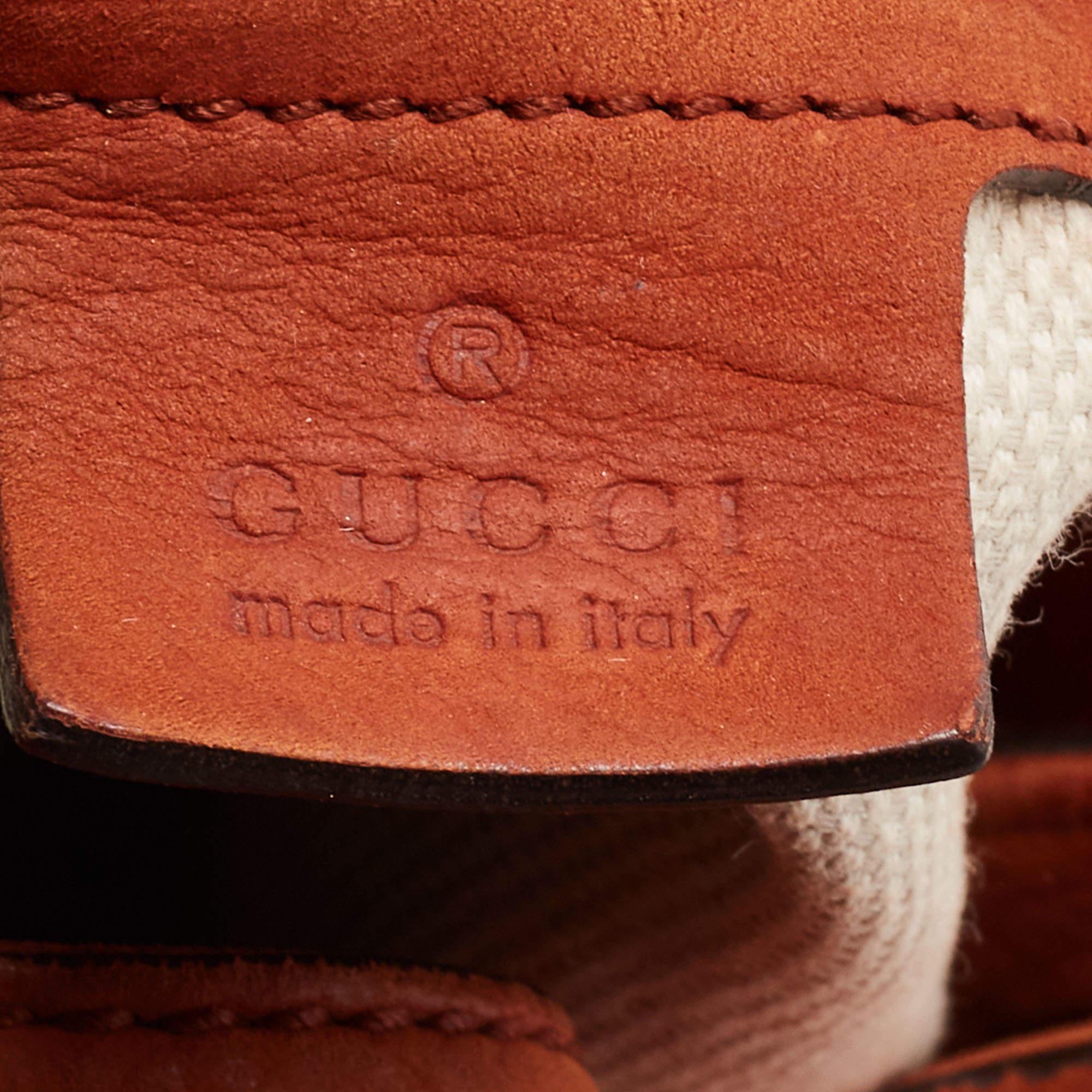 Gucci Rust Brown Nubuck Leather Medium Soho Chain Shoulder Bag 3