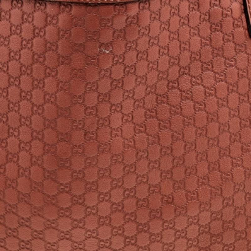 Gucci Rust Microguccissima Leather Bree Tote 4