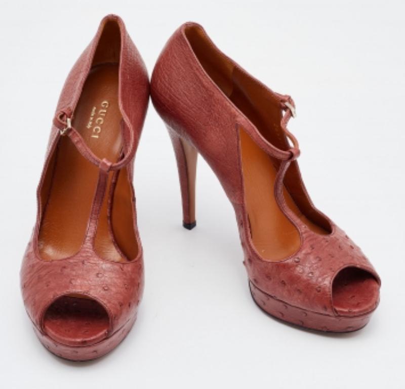 Make a chic style statement with these designer pumps. They showcase sturdy heels and durable soles, perfect for your fashionable outings!