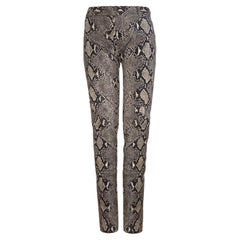 Gucci S/S 2000 python print skinny pants