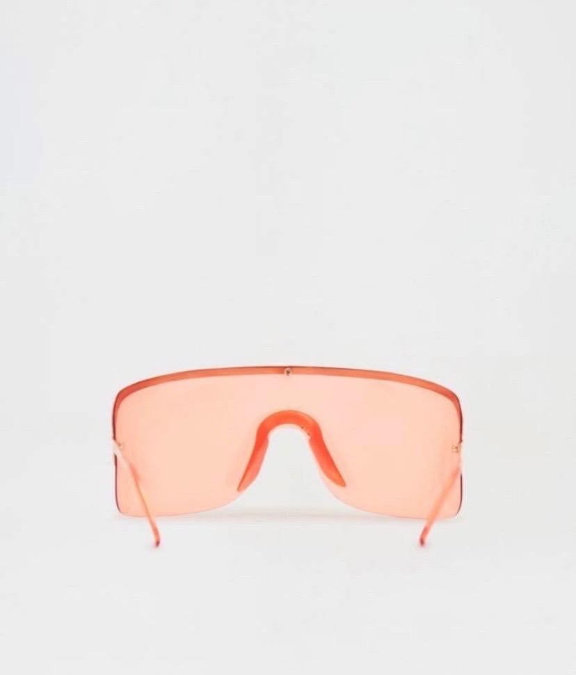 loewe mirror acetate shield sunglasses