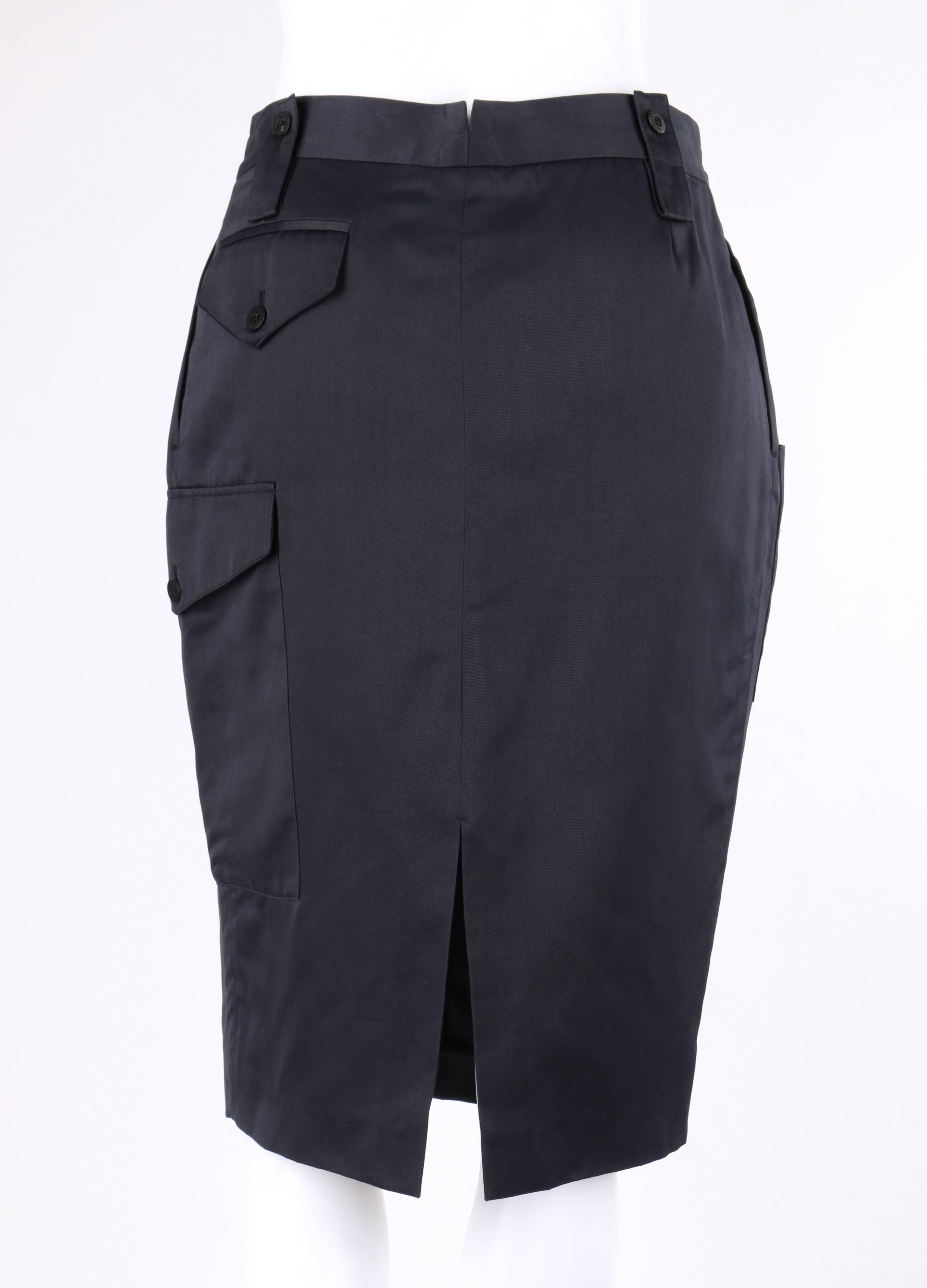pencil skirt with pockets