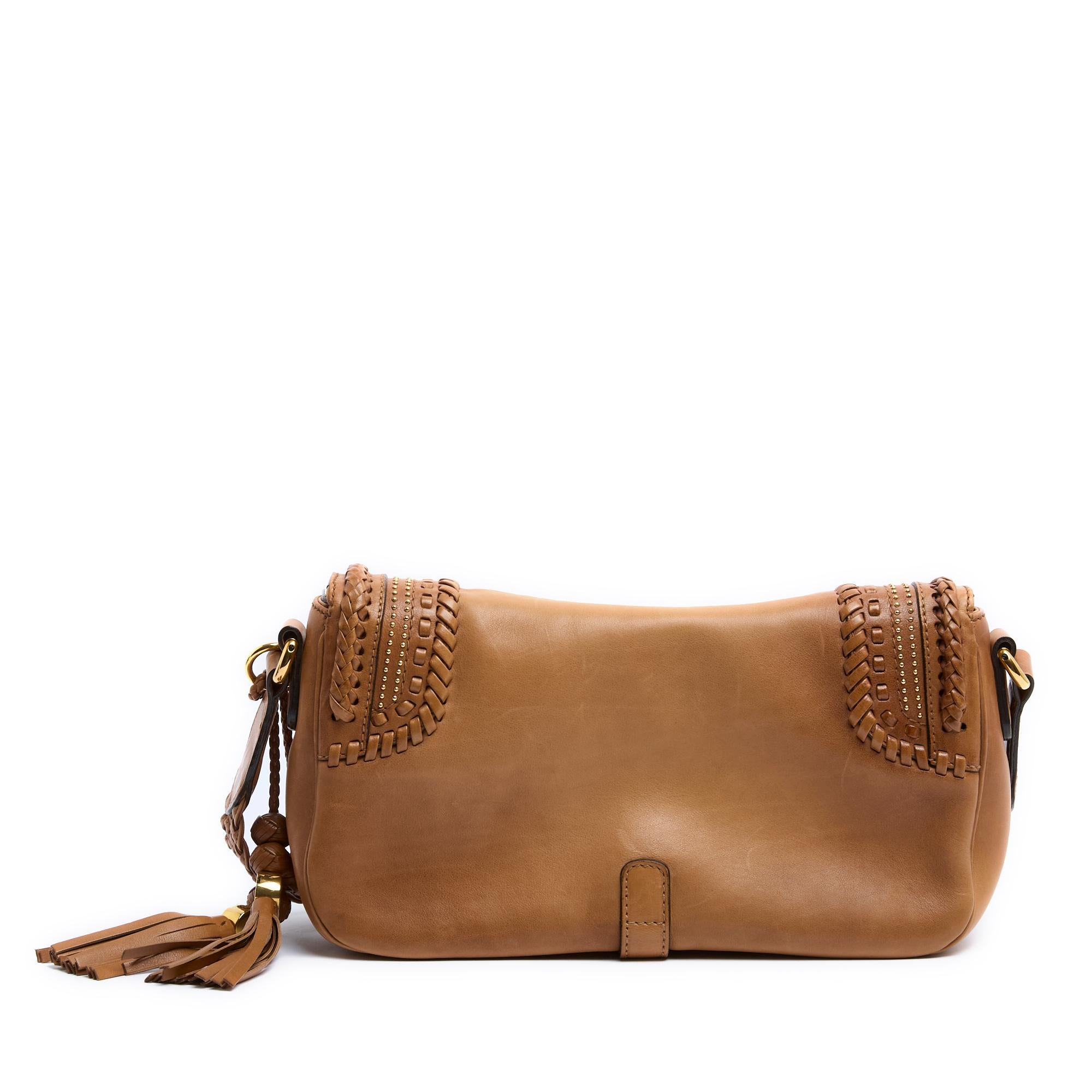 Gucci sac Marrakech Natural Leather Intrecciato Bag Limited Edition 1