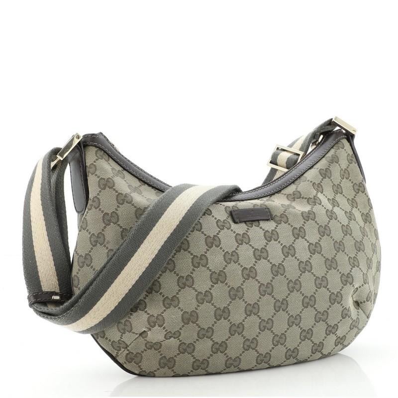 Gucci Saddle Zip Messenger Bag GG Canvas Medium at 1stDibs gucci