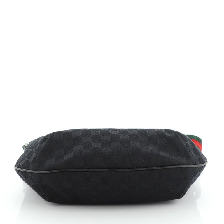 Gucci Saddle Zip Messenger Bag GG Canvas Medium at 1stDibs