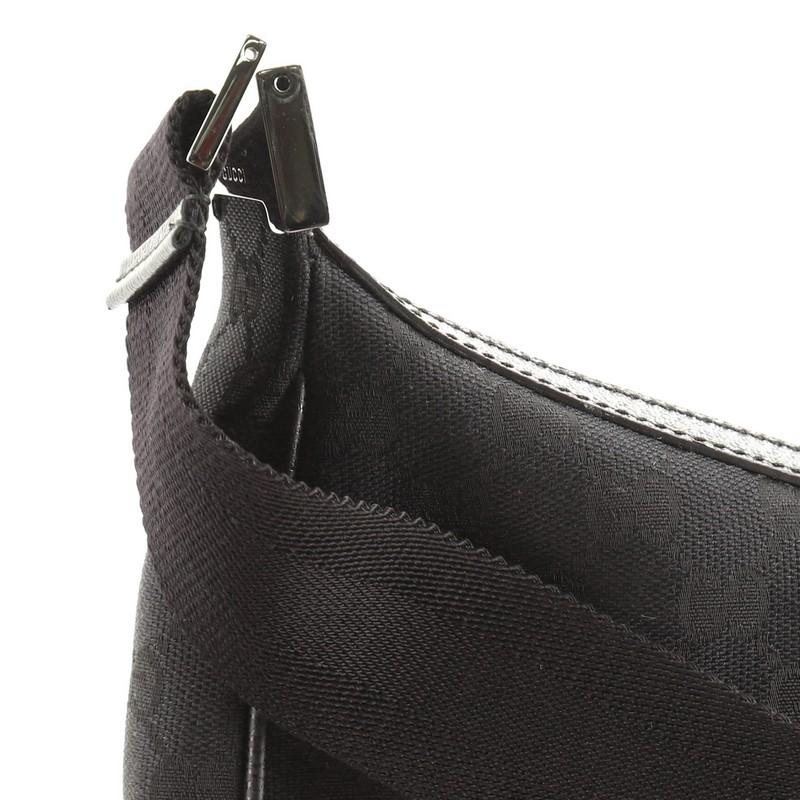 Gucci Saddle Zip Messenger Bag GG Canvas Medium 1