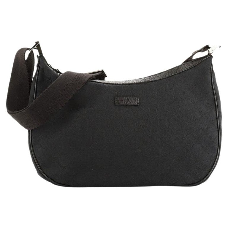 Gucci Saddle Zip Messenger Bag GG Canvas Medium at 1stDibs