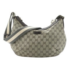 Gucci Saddle Zip Messenger Bag GG Canvas Medium