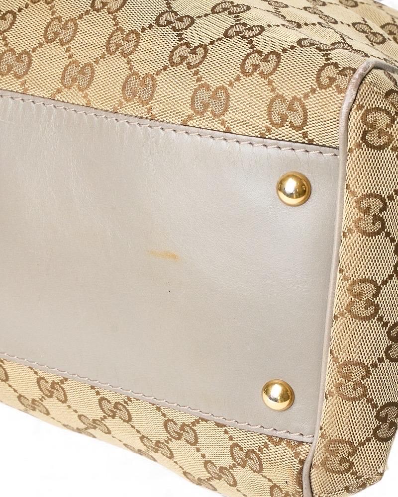 Gucci Scarlett Shopper Medium GG Supreme Fango en vente 6