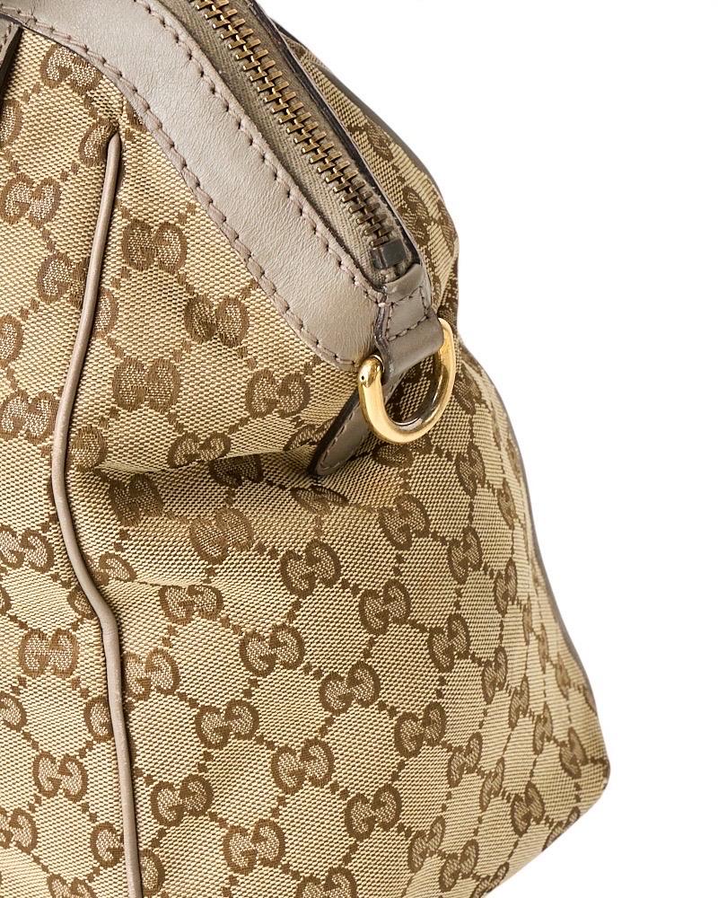 Gucci Scarlett Shopper Medium GG Supreme Fango en vente 12