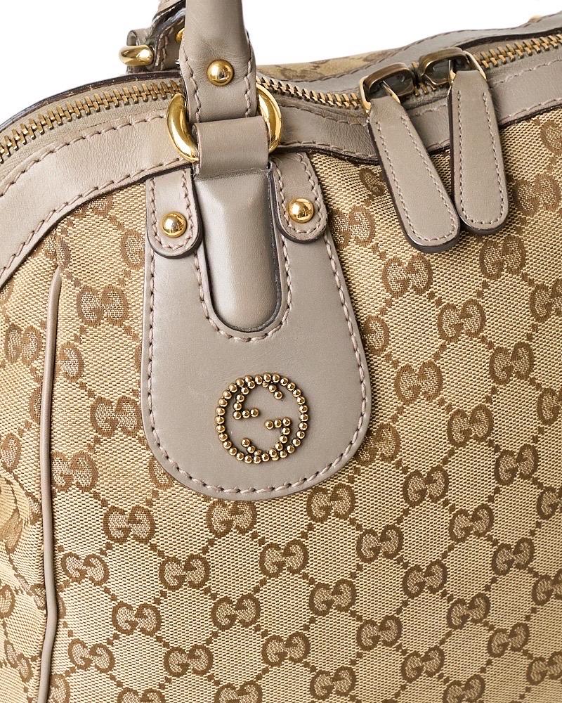 Gucci Scarlett Shopper Medium GG Supreme Fango en vente 1