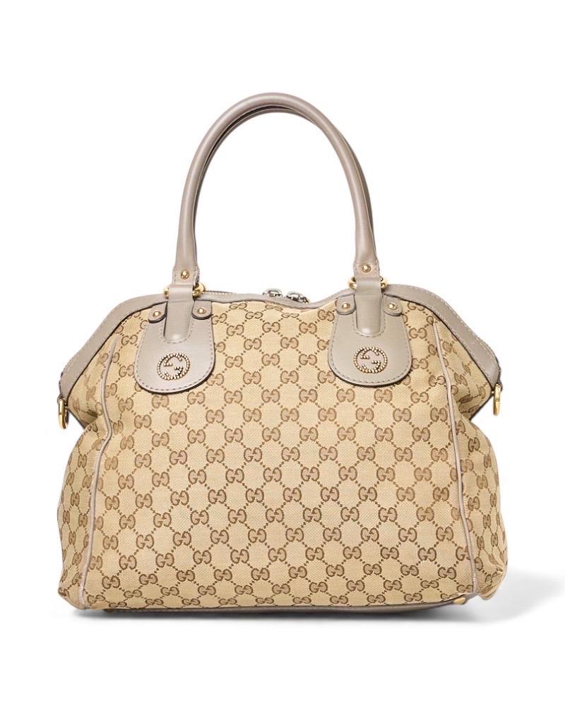 Gucci Scarlett Shopper Medium GG Supreme Fango en vente 2