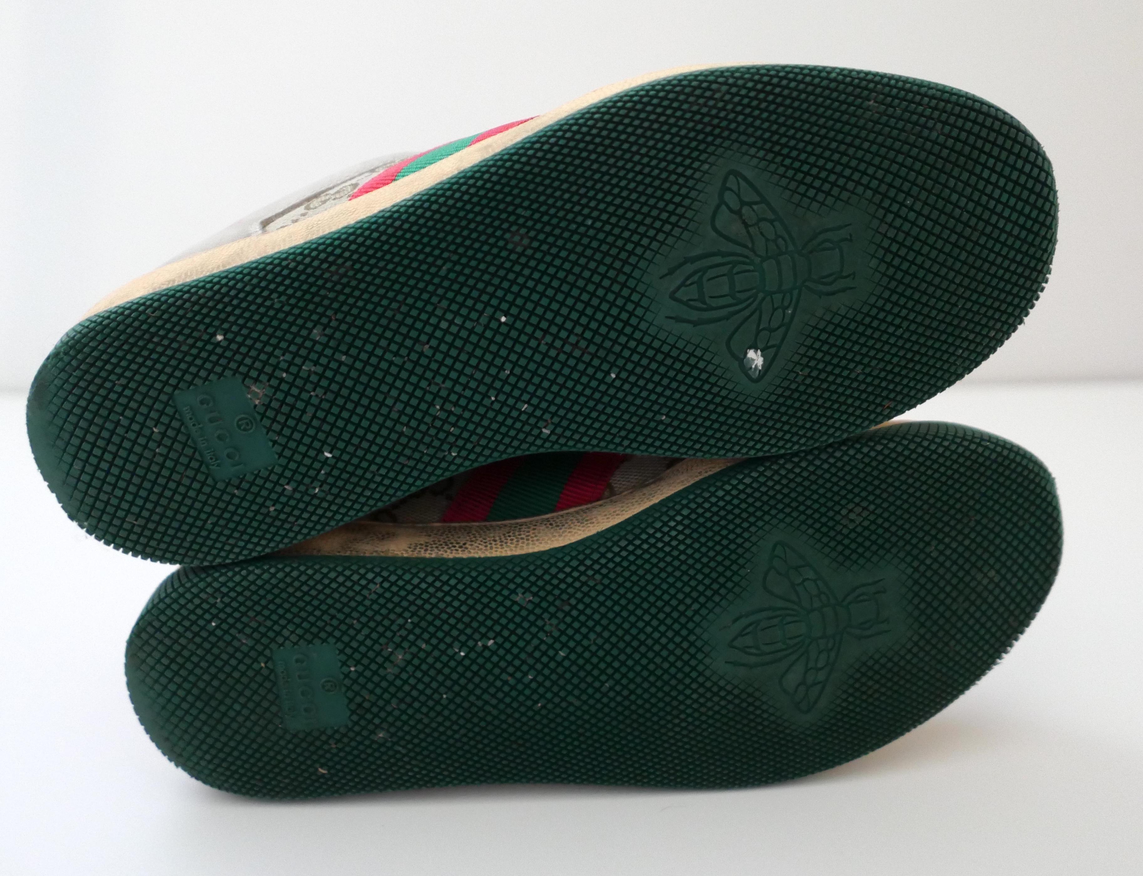 Donna Gucci Screener - Scarpe da ginnastica dal look vintage in vendita