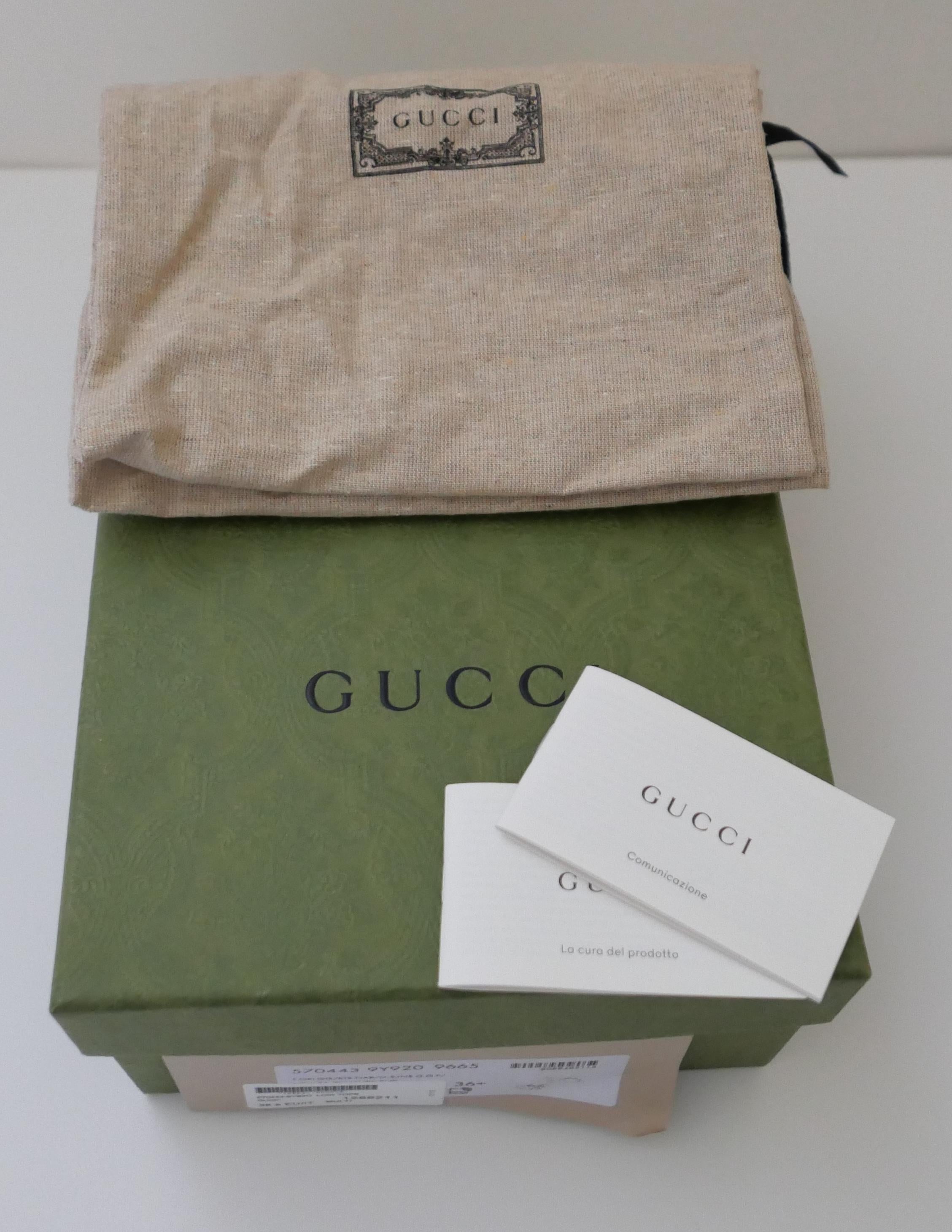 Gucci Screener - Scarpe da ginnastica dal look vintage in vendita 3