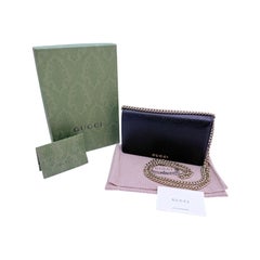 Gucci Script Black Wallet on Chain