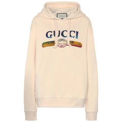 Gucci Kapuzenpullover aus Baumwoll-Jersey mit Pailletten-Verzierung