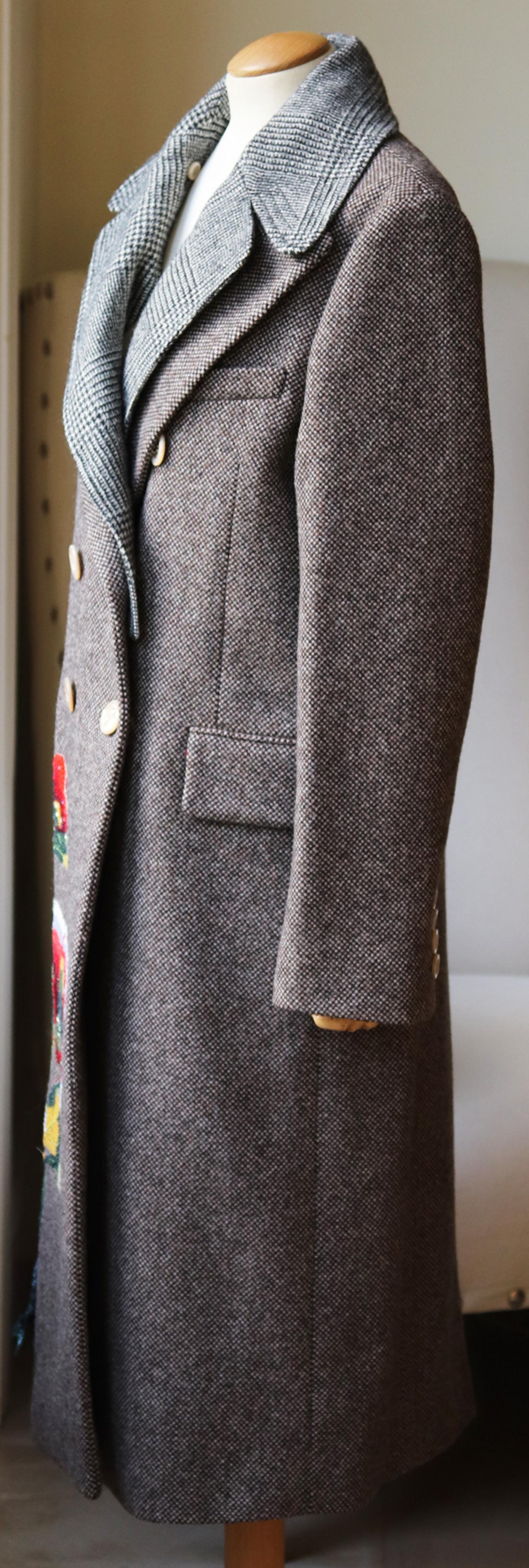 Gucci Sequin Embellished Double Breasted Wool Coat at 1stDibs ...