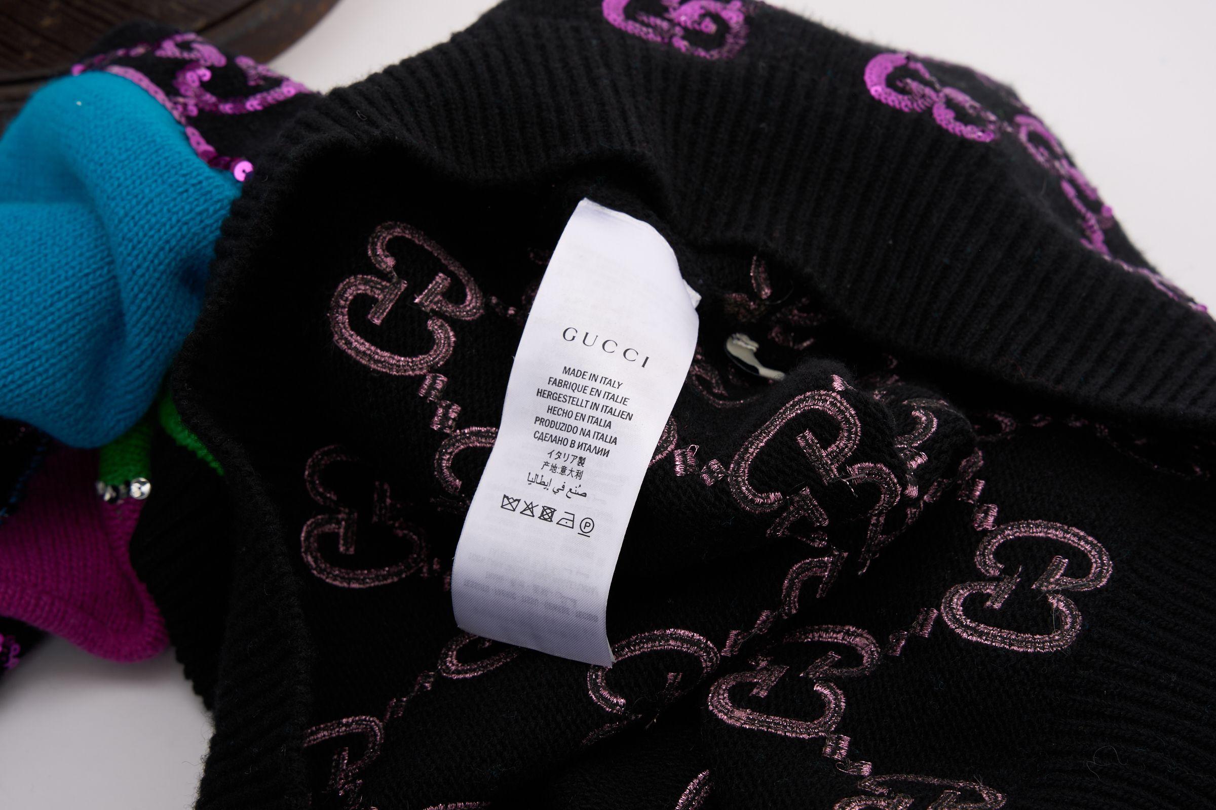 Gucci - Pull en laine orné de paillettes Pour femmes en vente