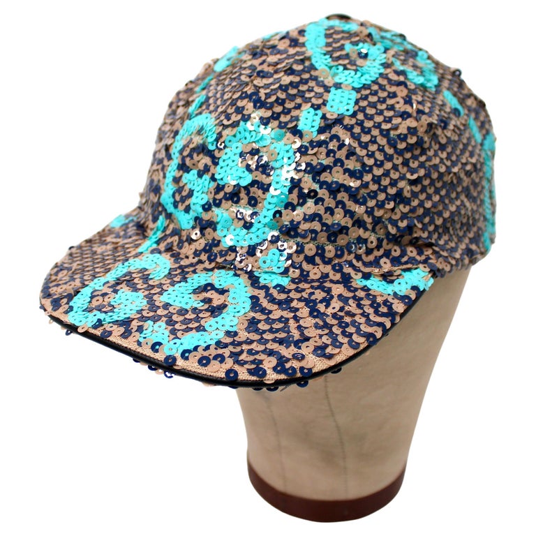 Gucci Sequined GG Baseball Hat circa 2019 For Sale at 1stDibs display picture 3