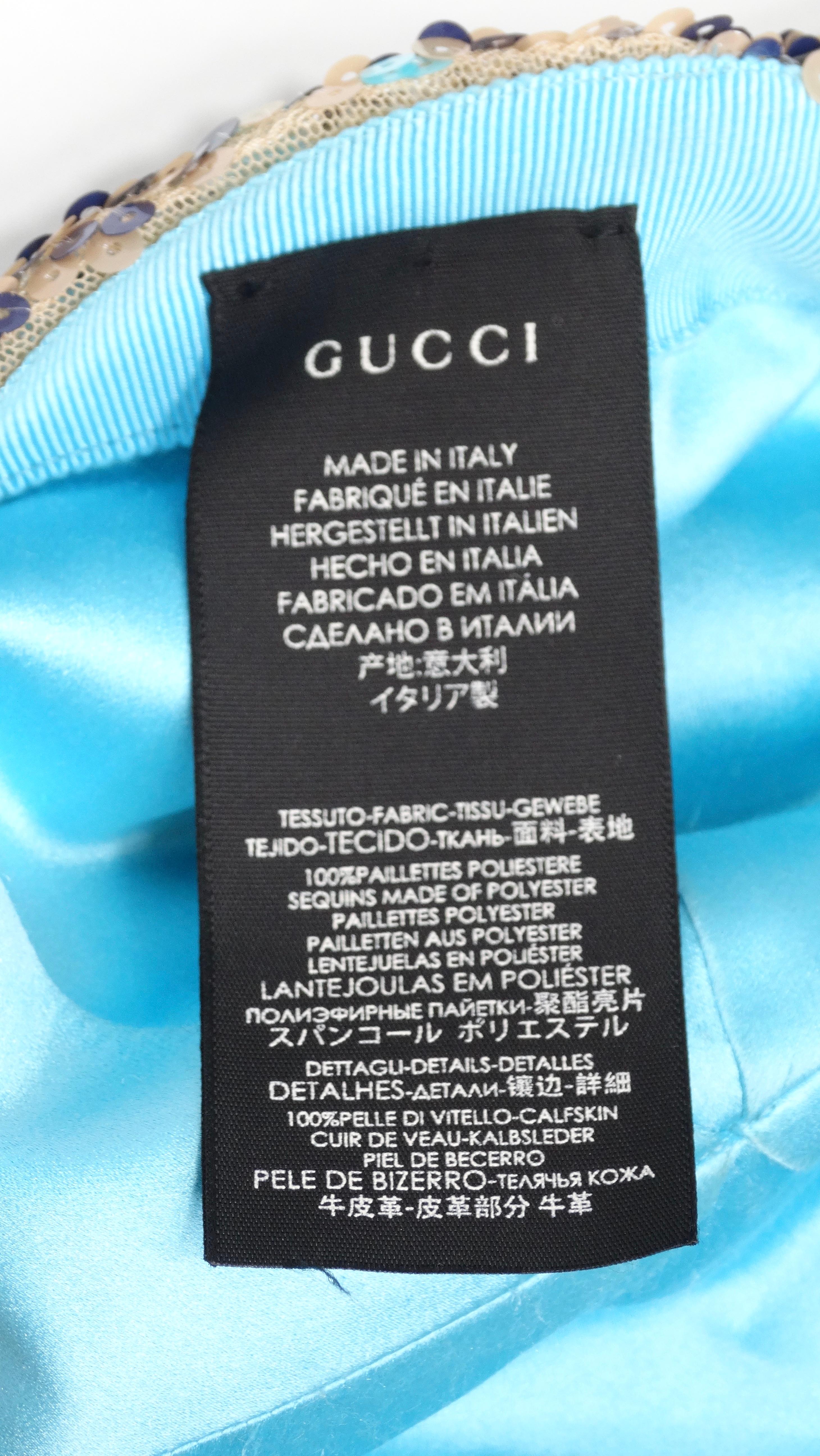 Gucci Sequined GG Baseball Hat For Sale 5