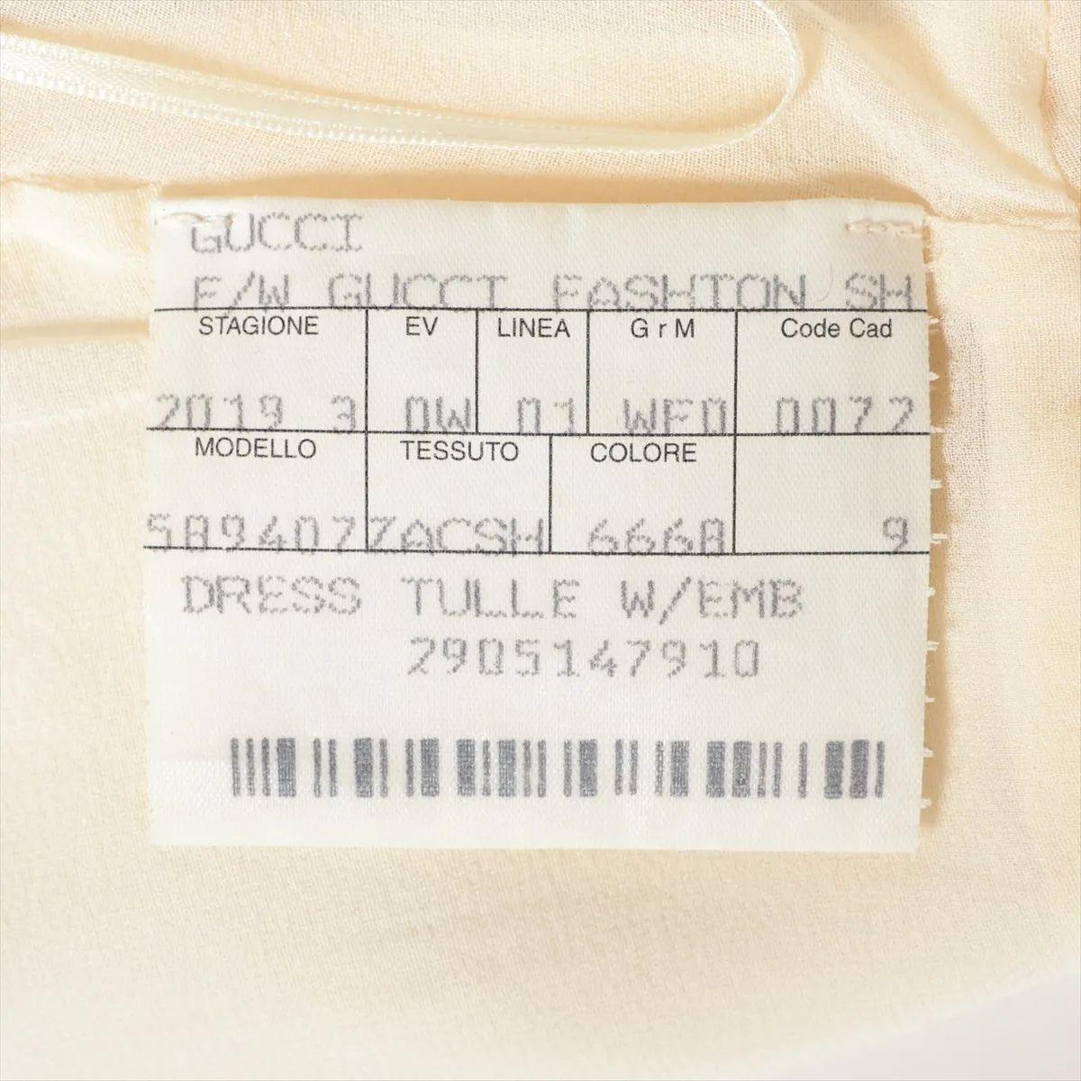 Gucci Sequins *exclusive runway* Silk Ribbon Long Sleeve MiniDress OrangexGreen For Sale 3