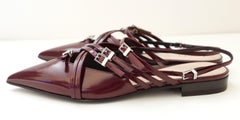 Gucci Seraphine Multi Strap Pointed Toe Flats Size 36.5