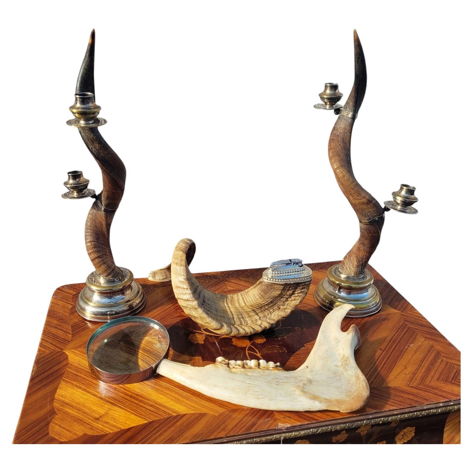 Gucci, Set Of Horn Objects, 20th Century
