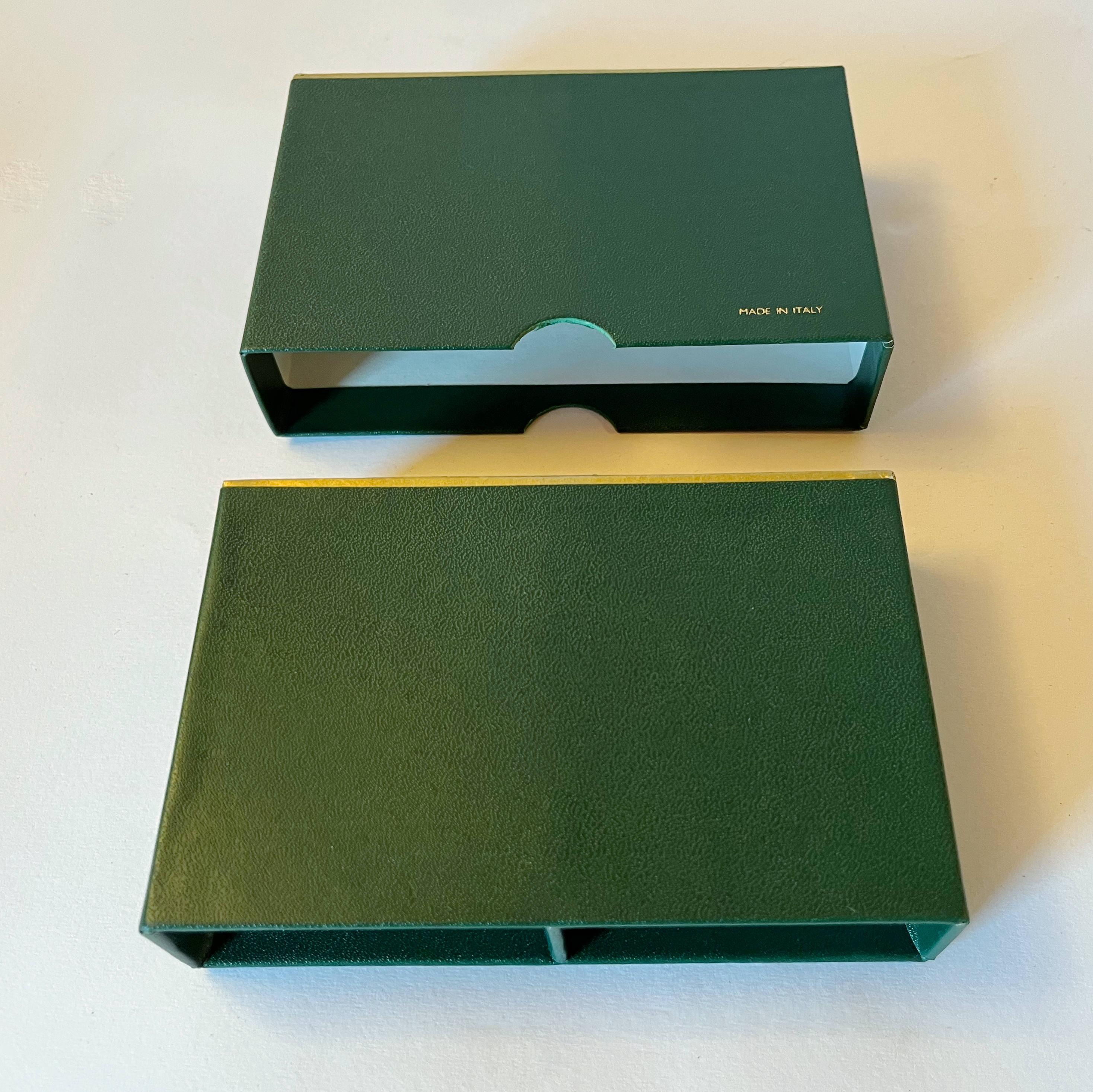 Paper GUCCI Set of Double Vintage Playing Cards For Sale