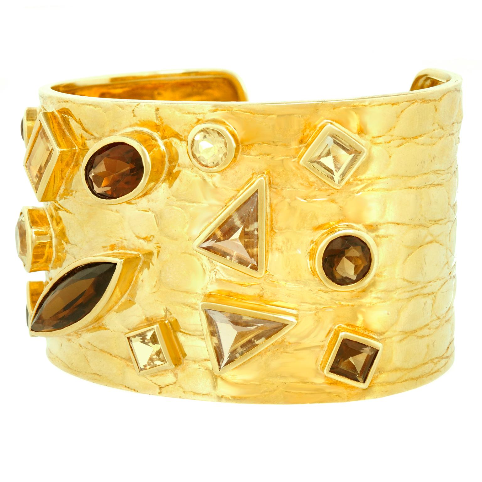 Taille mixte Manchette dorée Gucci Seventies en vente