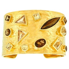 Brazalete dorado años 70 Gucci