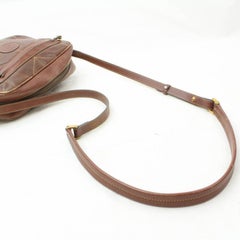 Gucci Sherry Quilted Web 868535 Brown Leather Cross Body Bag