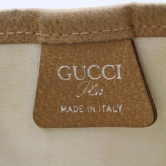 GUCCI Sherry Supreme Shopper 868461 White Coated Canvas Tote