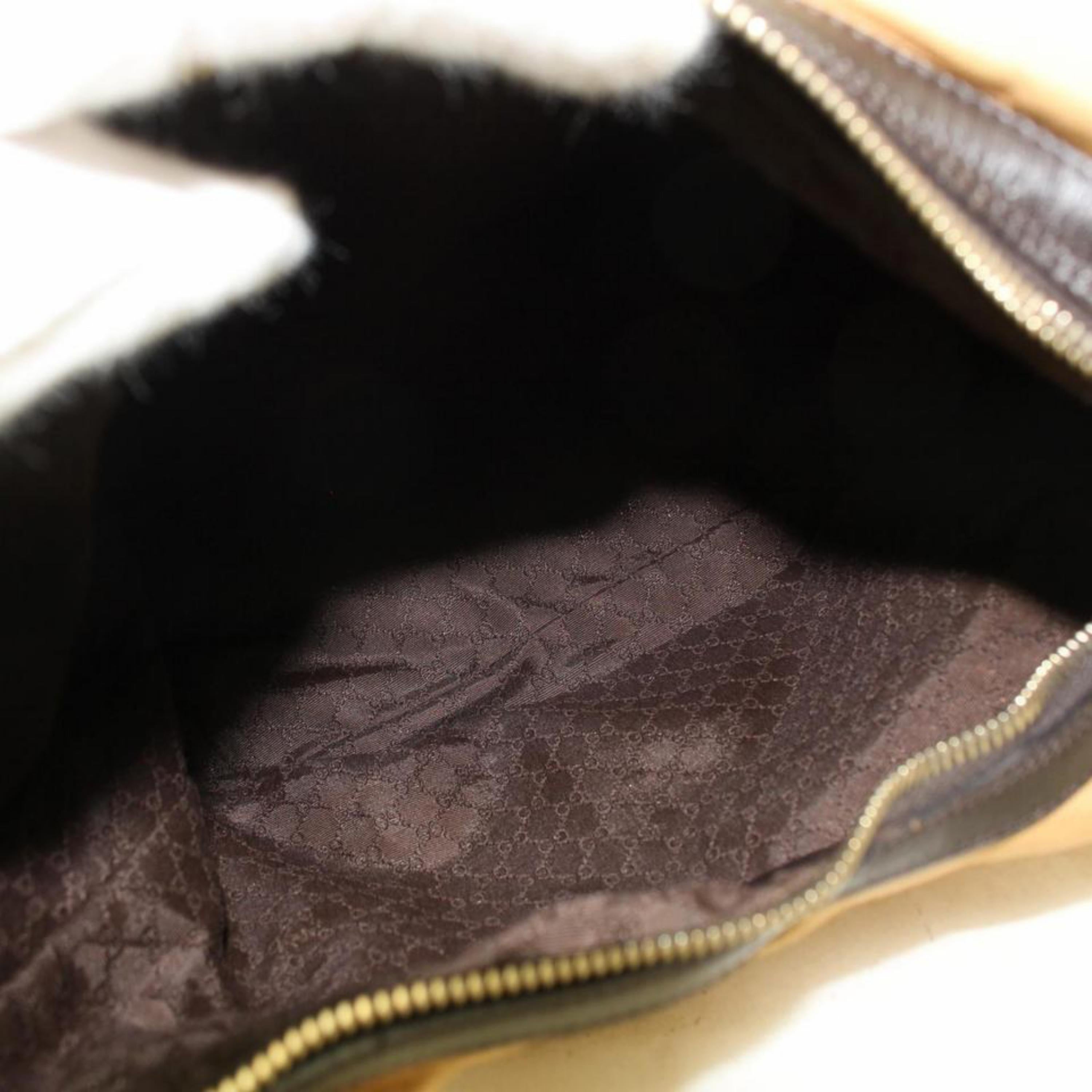 Gucci Sherry Web Hobo 867844 Beige Canvas Shoulder Bag For Sale 5