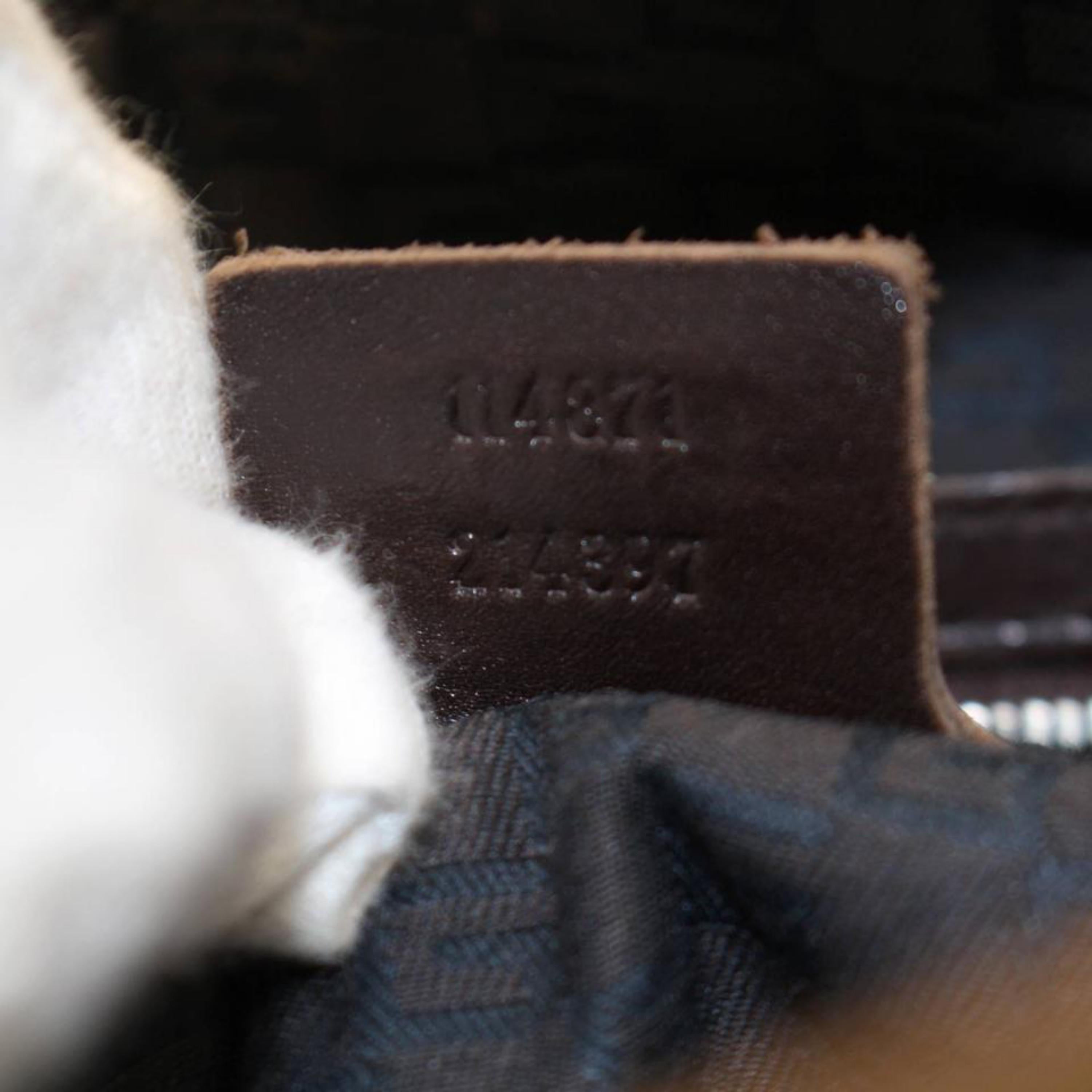 Gucci Sherry Web Interlcocking Reins Hobo 868707 Brown Canvas Shoulder Bag In Fair Condition For Sale In Forest Hills, NY