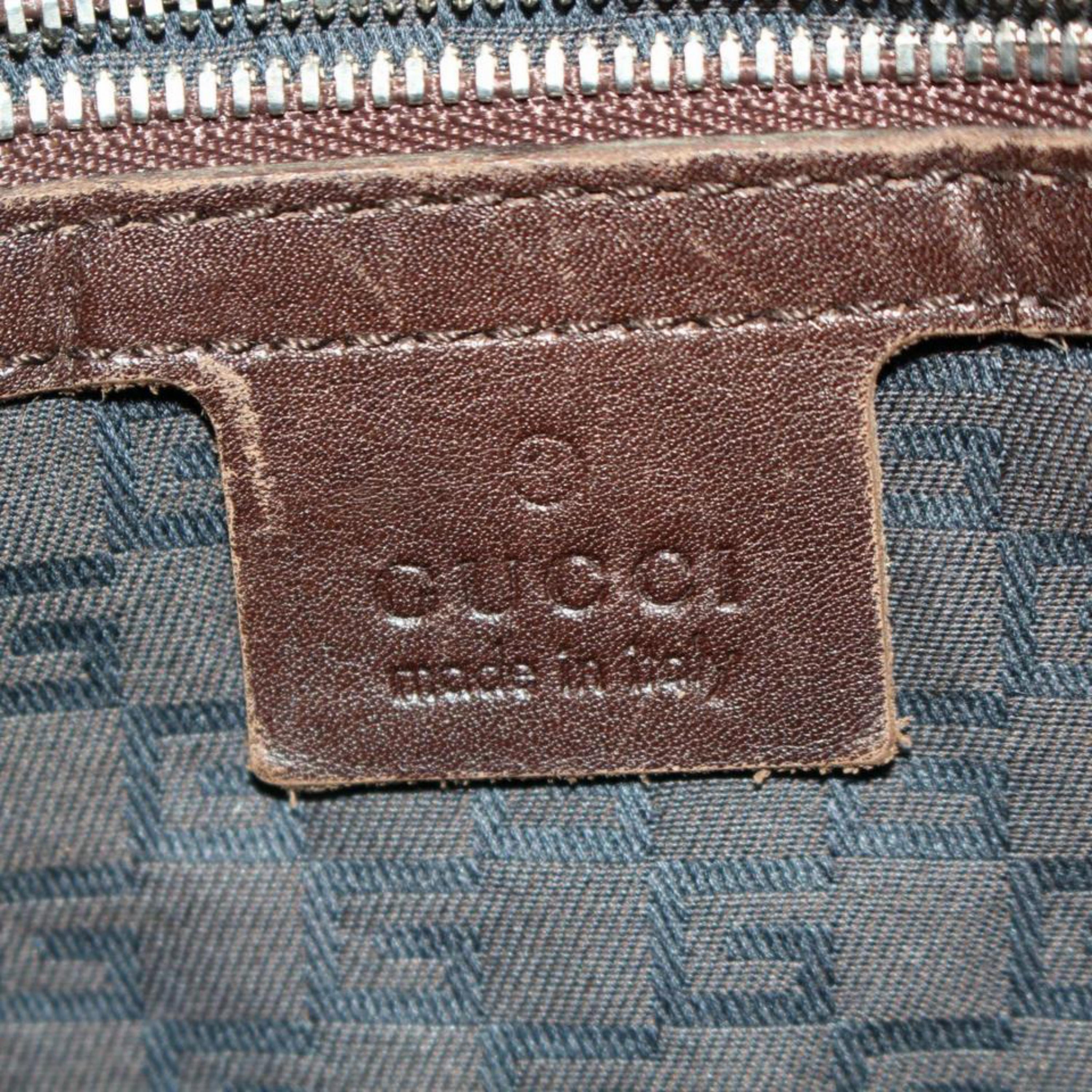 Gucci Sherry Web Interlcocking Reins Hobo 868707 Brown Canvas Shoulder Bag For Sale 1