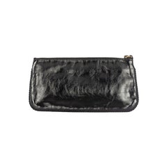 Gucci Shiny Leather Clutch with Braided Trim & Tassel