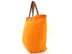 Gucci Shopper 227292 Orange Guccisima Nylon Tote