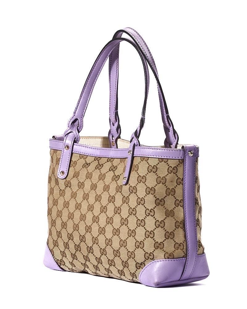 Women's Gucci Shopper Tote Small GG Supreme Lilla Borsa a spalla For Sale