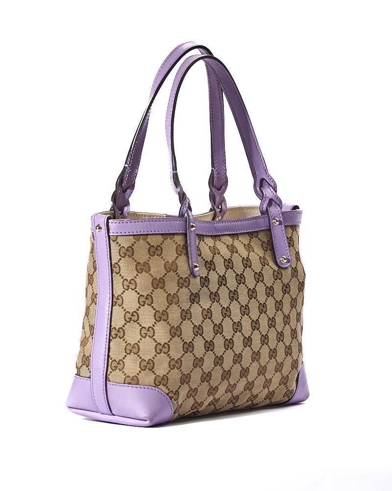 Gucci Shopper Tote Small GG Supreme Lilla Borsa a spalla For Sale 2