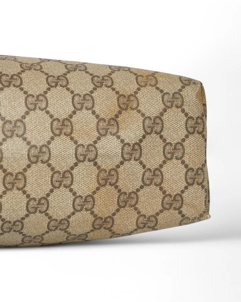 Gucci Shopper Vertical GG Supreme Brown For Sale 6