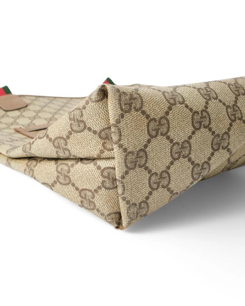 Gucci Shopper Vertical GG Supreme Brown For Sale 4
