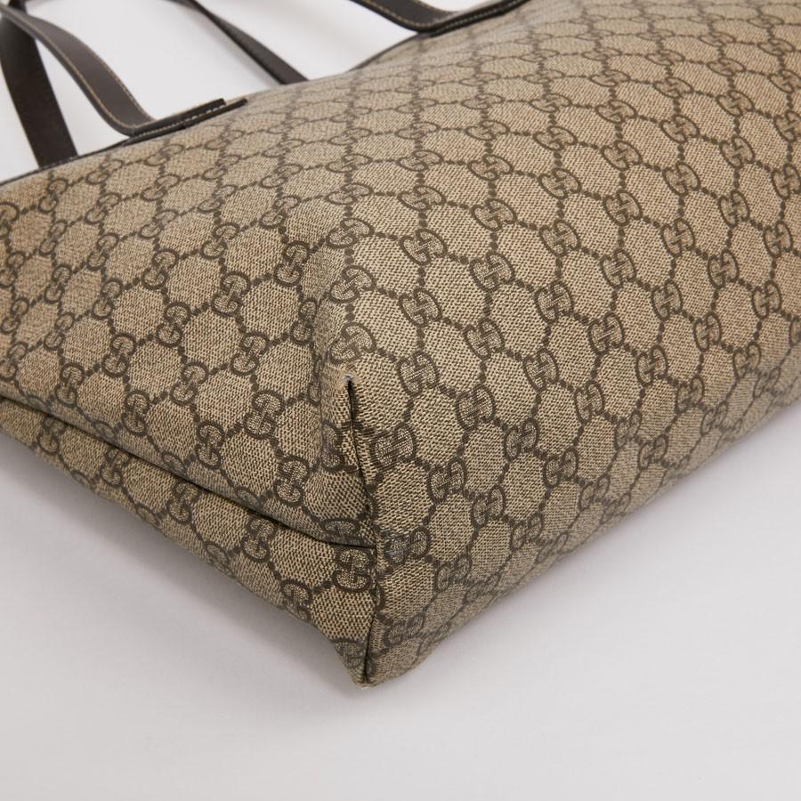GUCCI Shopping Bag in Brown Monogram Canvas 3